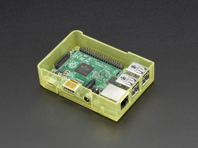 Pi Model B+ / Pi 2 / Pi 3 Case Base - Yellow