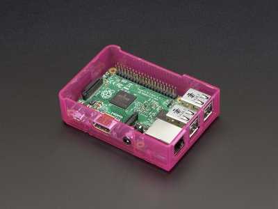 Pi Model B+ / Pi 2 / Pi 3 Case Base - Pink