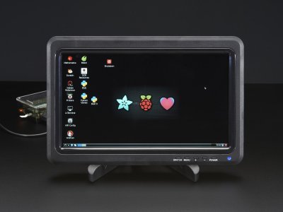 10.1" 1366x768 Display IPS + Speakers - HDMI/VGA/NTSC/PAL