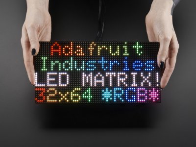 64x32 RGB LED Matrix - 4mm pitch