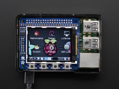 Adafruit PiTFT 2.2" HAT Mini Kit - 320x240 2.2" TFT - No Touch