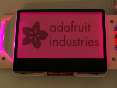 Graphic ST7565 Positive LCD (128x64) with RGB backlight + extras