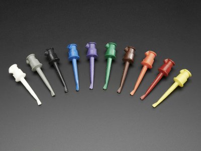 Pomona Minigrabber Test Clip Kit - Multi-Color Pack of 10