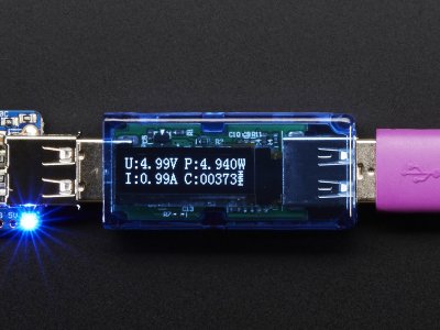 USB Voltage Meter with OLED Display