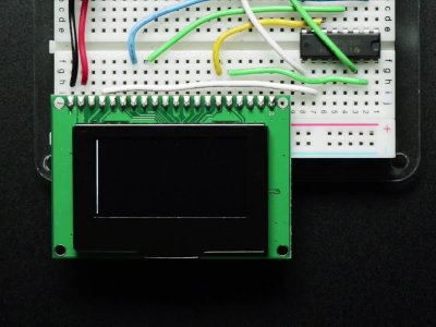 Monochrome 1.54" 128x64 OLED Graphic Display Module Kit