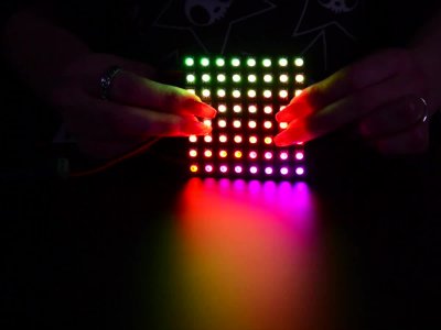 Flexible Adafruit DotStar Matrix 8x8 - 64 RGB LED Pixels