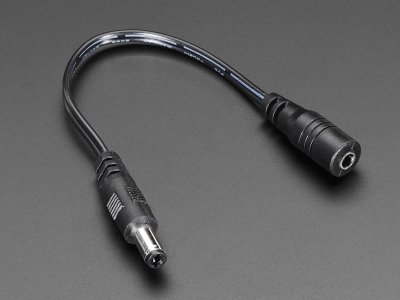 3.5 / 1.3mm or 3.8 / 1.1mm to 5.5 / 2.1mm DC Jack Adapter Cable