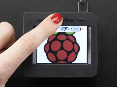 Faceplate and Buttons Pack for 2.4" PiTFT HAT - Raspberry Pi A+
