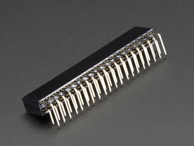 0.1" 2x20-pin Strip Right Angle Female Header