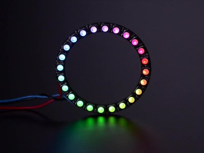 NeoPixel Ring - 24 x 5050 RGBW LEDs w/ Integrated Drivers