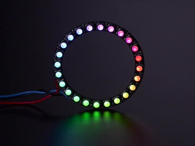 NeoPixel Ring - 24 x 5050 RGBW LEDs w/ Integrated Drivers