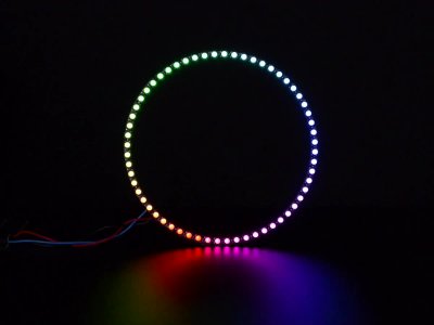 NeoPixel 1/4 60 Ring - 5050 RGBW LED w/ Integrated Drivers