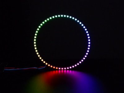 NeoPixel 1/4 60 Ring - 5050 RGBW LED w/ Integrated Drivers