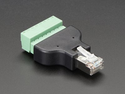 Ethernet RJ45 Male Plug Terminal Block