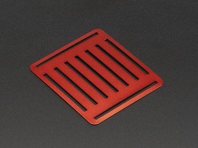 Top Metal Plate for a Mini Robot Rover Chassis