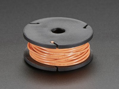 Stranded-Core Wire Spool - 25ft - 22AWG - Orange