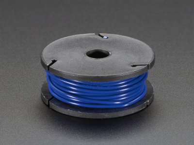 Stranded-Core Wire Spool - 25ft - 22AWG - Blue