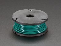 Solid-Core Wire Spool - 25ft - 22AWG - Green
