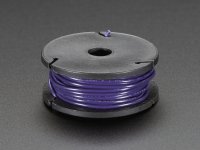 Solid-Core Wire Spool - 25ft - 22AWG - Violet