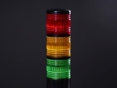 Tower Light - Red Yellow Green Alert Light with Buzzer - 12VDC