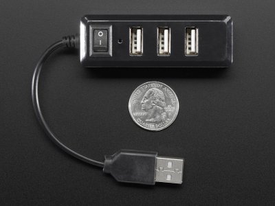 USB Mini Hub with Power Switch