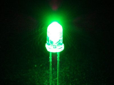 Super Bright Green 5mm LED (25 pack)