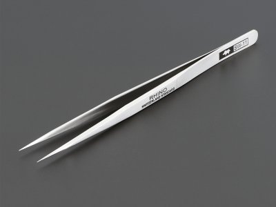 Precision Straight Tweezers - Rhino SW-11