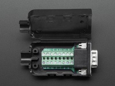 DE-15 (DB-15) Male Plug to Terminal Block Breakout