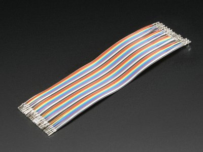 Premium Female/Female Raw Custom Jumper Wires - 40 x 6" (150mm)