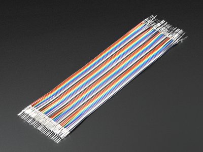 Premium Male/Male Raw Jumper Wires - 40 x 6" (150mm)