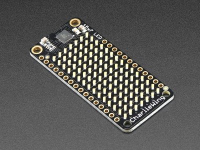 Adafruit 15x7 CharliePlex LED Matrix FeatherWing - Warm White