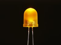 Diffused Yellow 10mm LED (25 pack)