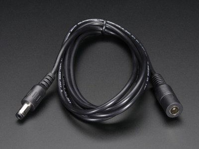 2.1mm female/male barrel jack extension cable