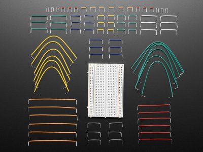 Half Size Breadboard + 78 Piece 22AWG Jumper Wire Bundle