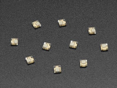 DotStar Micro LEDs (APA102?2020) - Smart SMD RGB LED - 10 pack