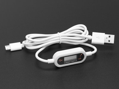 Micro B USB Cable with LCD Voltage / Current Display