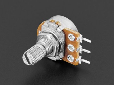 Panel Mount 10K Log Potentiometer (Breadboard Friendly)