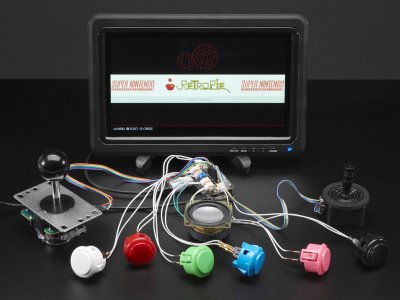 Adafruit Arcade Bonnet for Raspberry Pi with JST Connectors