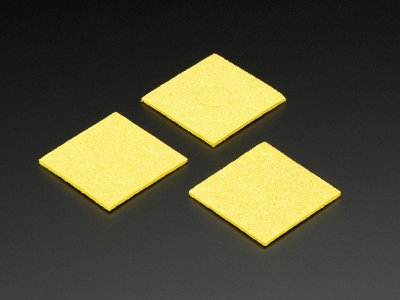 Square 60mm x 60mm Soldering Sponge ? 3 Pack