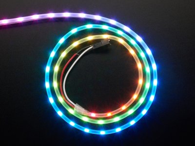 Adafruit NeoPixel LED Side Light Strip - Black 60 LED