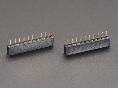 2mm 10 pin Socket Headers (for XBee) - Pack of 2