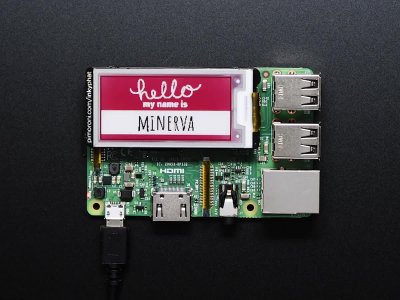 Pimoroni Inky pHAT for Raspberry Pi - 3 Color eInk Display