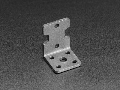 Motor Mount for TT Gearbox DC Motors - L-Bracket Type