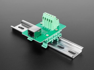 DIN Rail RJ-45 To Terminal Block Adapter