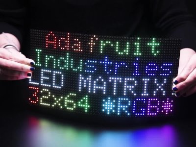 64x32 Flexible RGB LED Matrix - 5mm Pitch