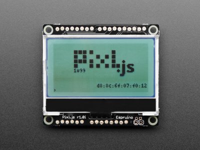 Espruino Pixl.js - Javascript Microcontroller with LCD