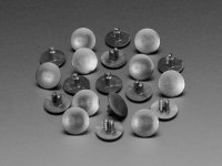 Large Short Plastic Snap Rivets - 9mm to 13mm - 10 pack