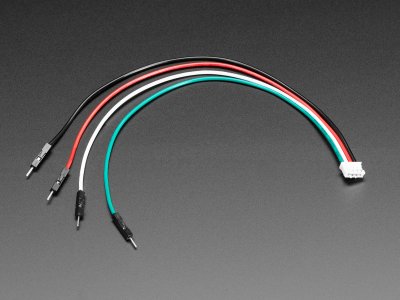 JST PH 4-Pin to Male Header Cable - I2C STEMMA Cable - 200mm