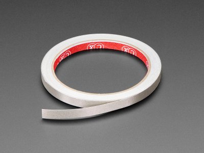 Nylon Conductivo con Adhesivo 8mm x 10m