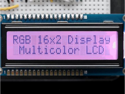 RGB backlight positive LCD 16x2 + extras